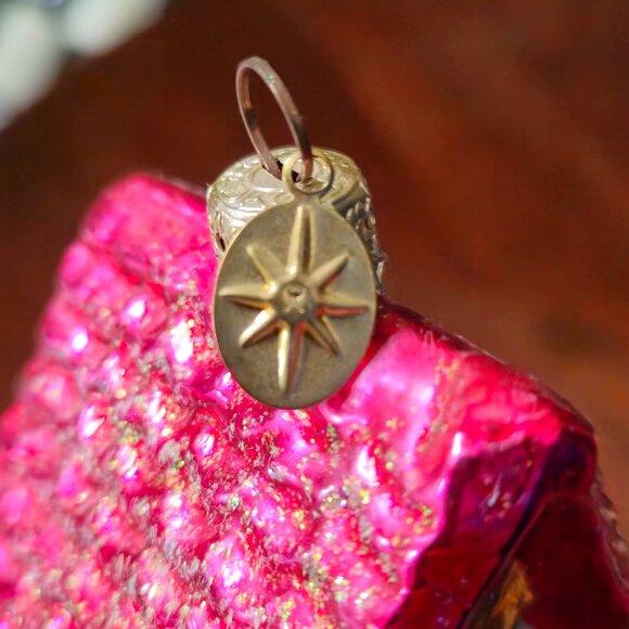 RARE ADORABLE CHRISTOPHER RADKO BIRD HOUSE FLOWERS CHRISTMAS GLASS ORNAMENT - Picture 10 of 10